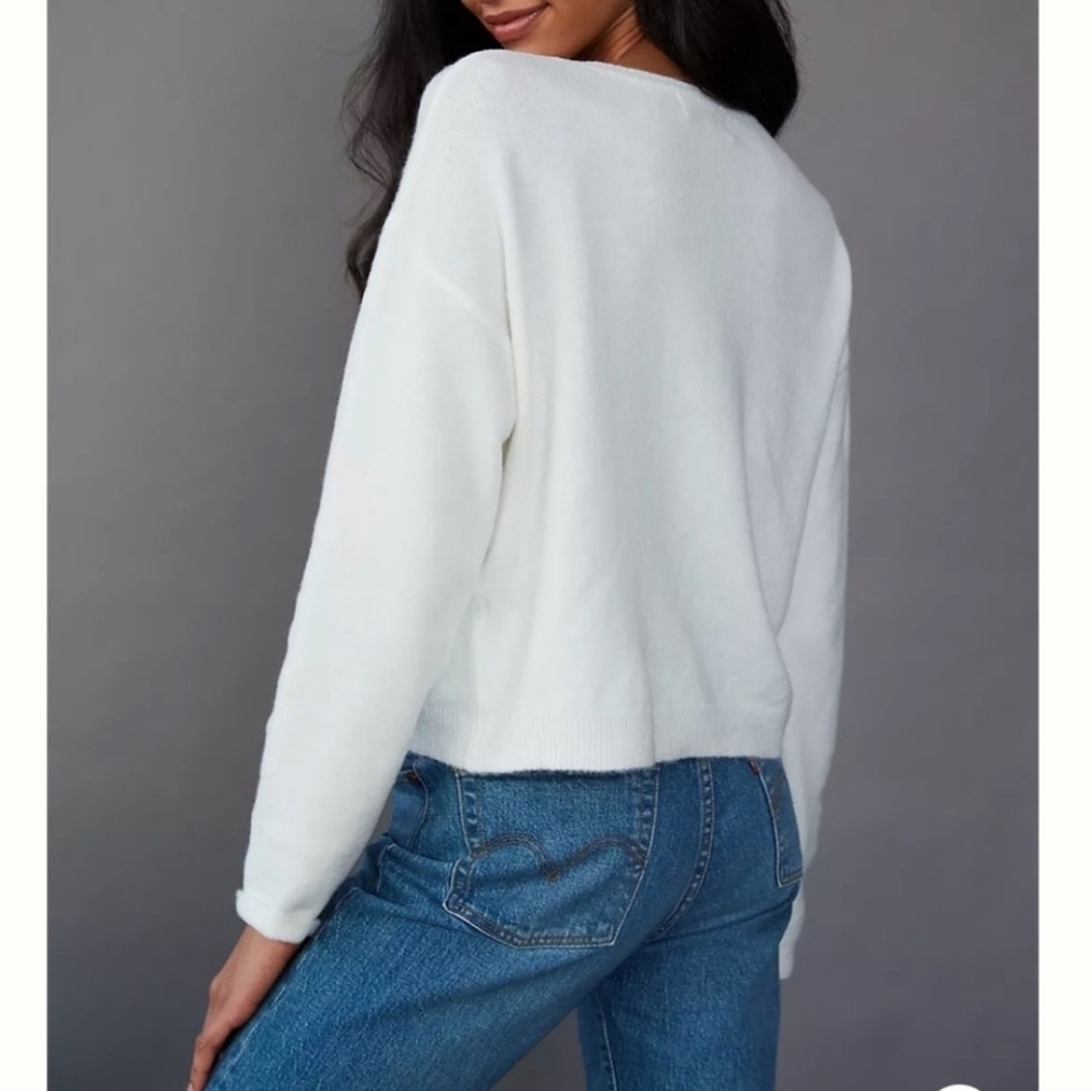 EUC ANTHROPOLOGIE JOHN+JENN LOVE SWEATER SZ XS - Picture 3 of 12